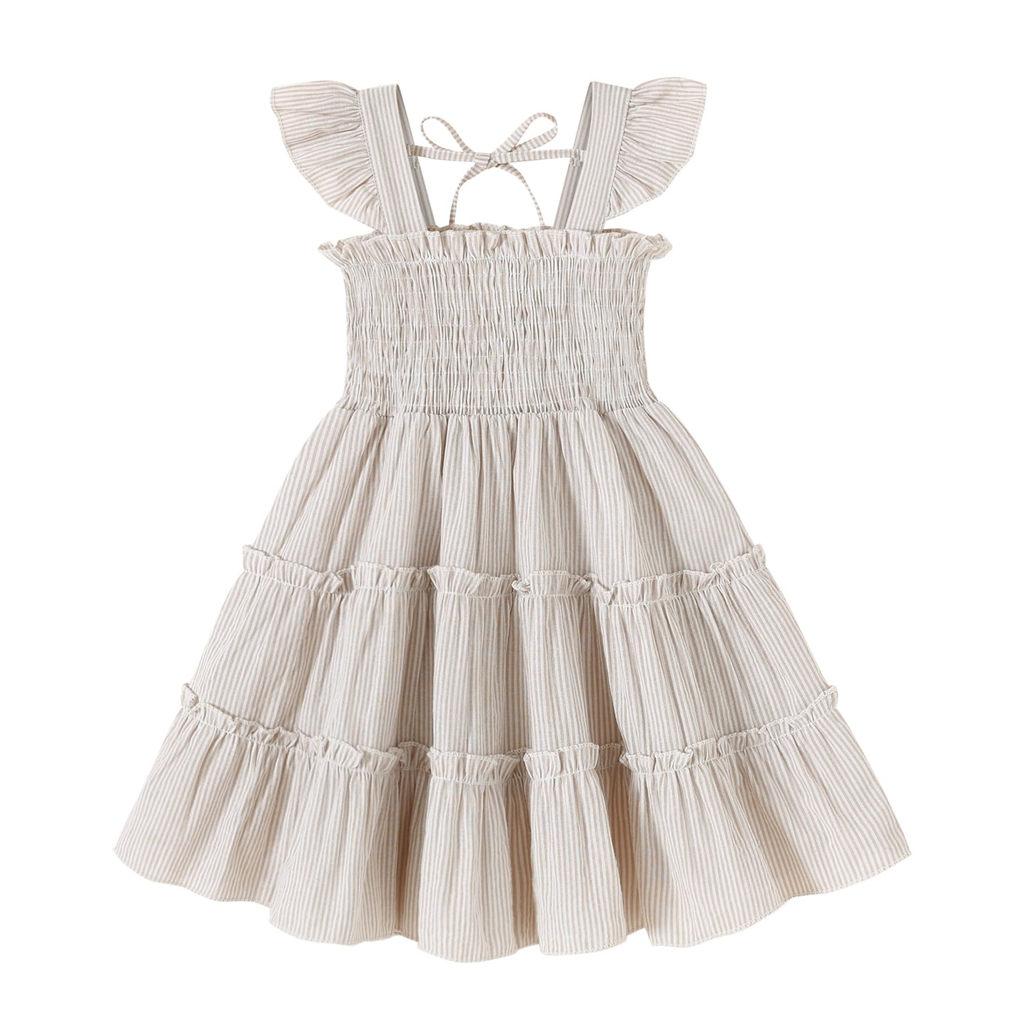 Younger Tree Toddler Baby Girl Dress Summer Sleeveless Denim Beach Casual A-line Sundress12-18 Months
