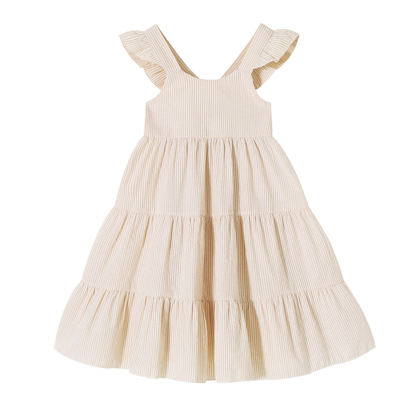 Happy Town Kids Toddler Girls Dress Princess Sleeveless Beach Butterfly Sundress