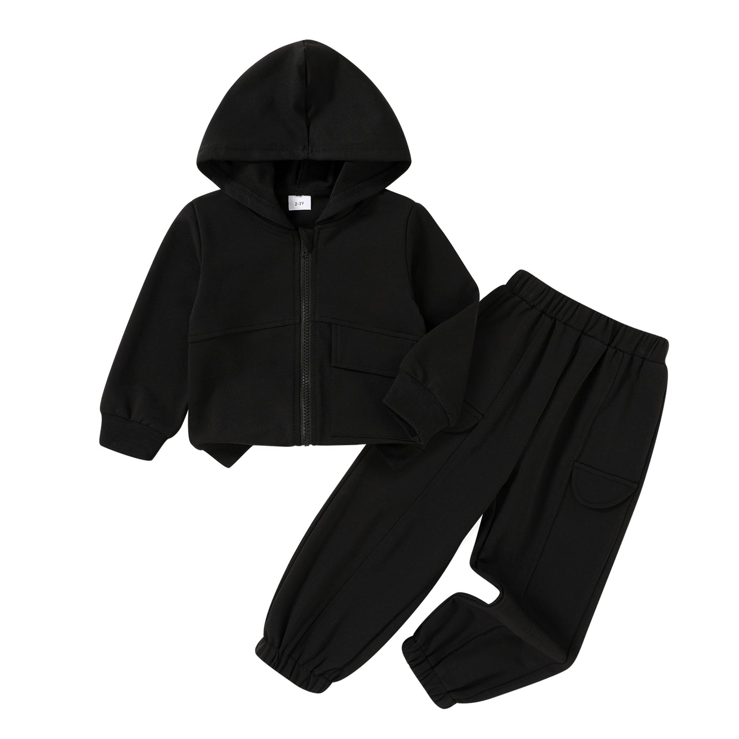 Younger Tree Toddler Girls Sweatsuit Clothes Set Kids Hoodie Zipper Sweatshirt and Sweatpants Outfits Girls Winter