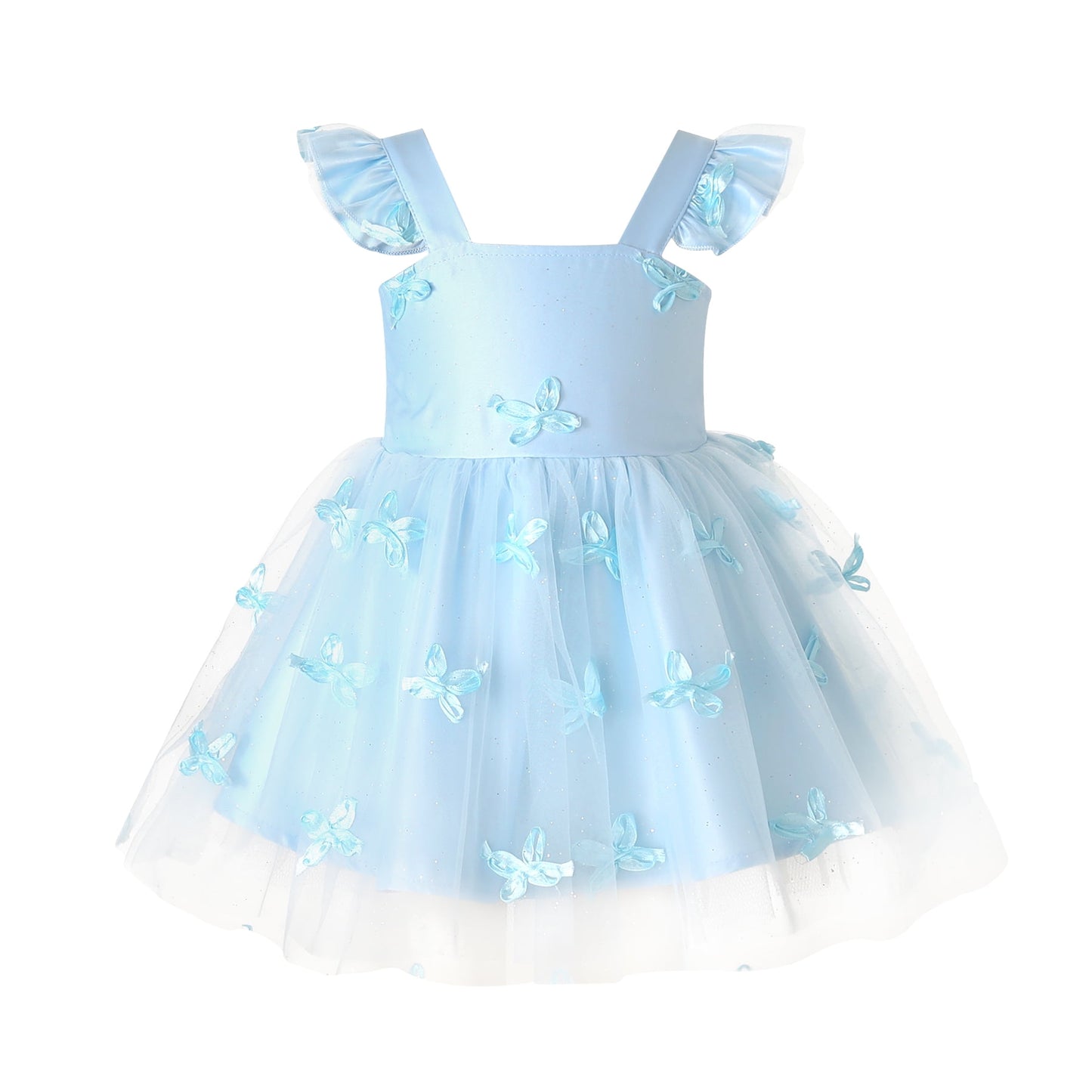 Tiny Cutey Toddler Girl Tulle Tutu Dress Baby Vintage Party Princess Skirt Set