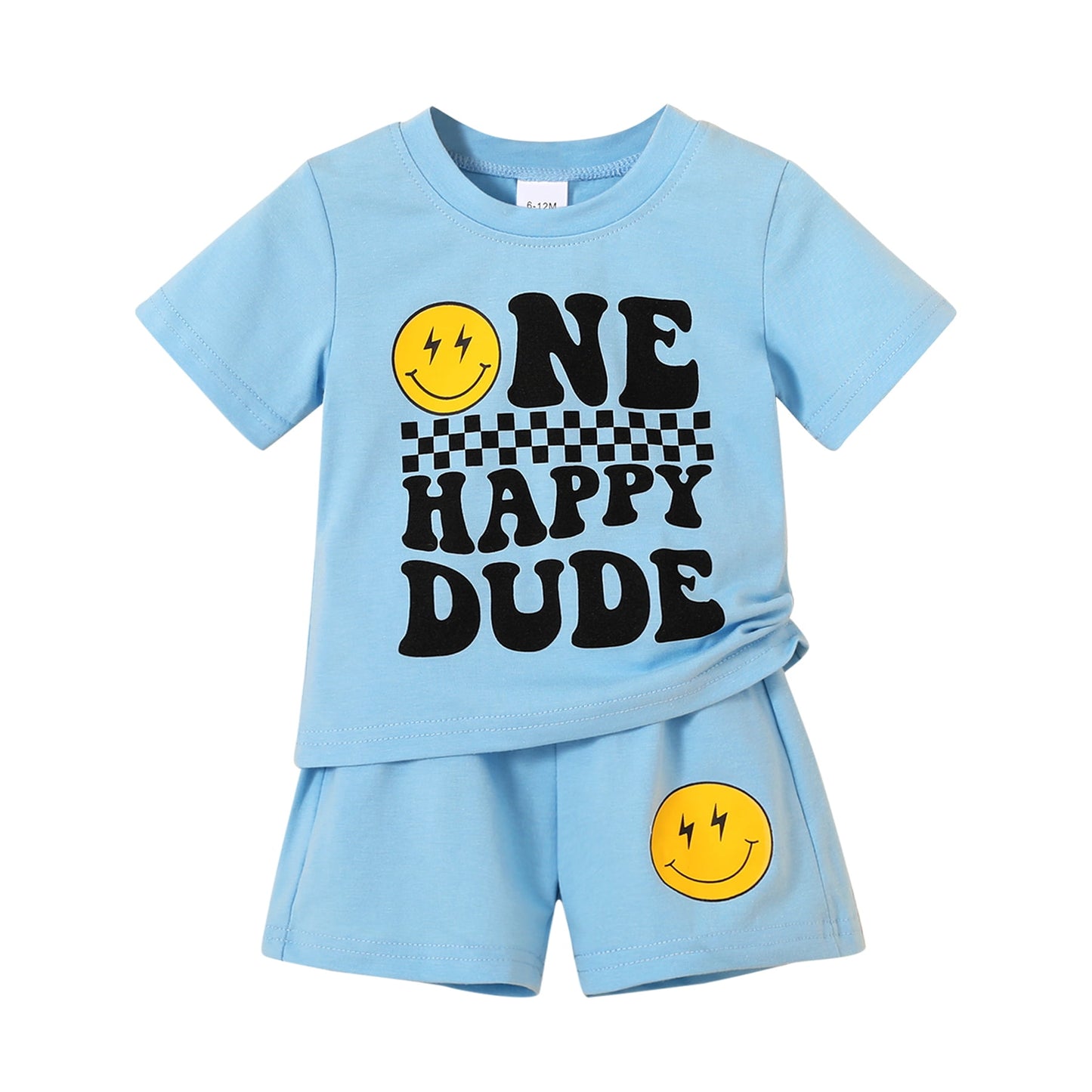 Younger Tree Baby Boy Summer Clothes Short Sleeve Smile Short Sets 1st Birthday Gifts