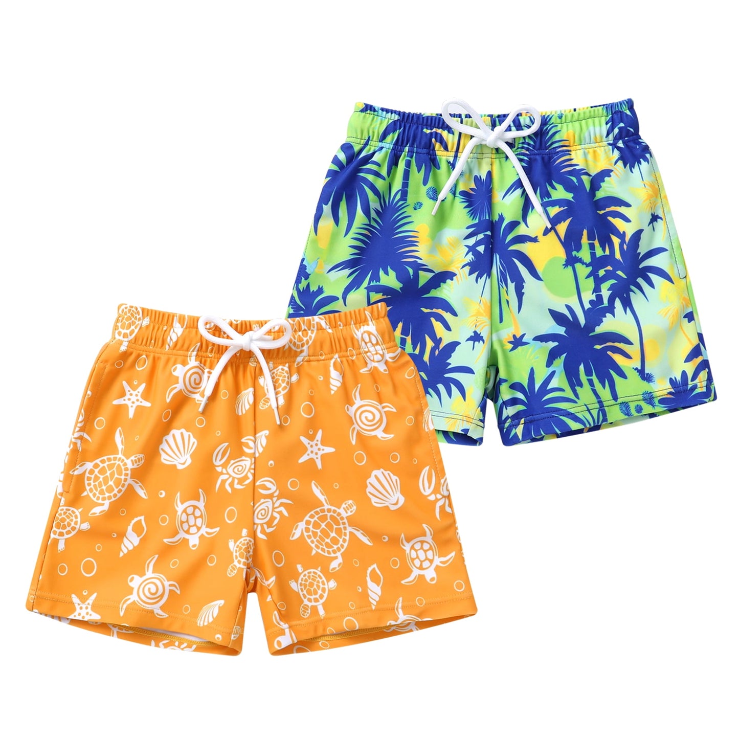 Younger Tree Baby Boy Swim Trunks Toddler Cute Cartoon Beach Bathing Shorts Swimsuit Swimwear12-18 Months