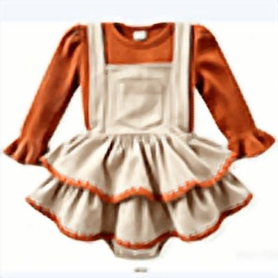 Younger Tree Newborn Baby Girl Romper Long Sleeve Corduroy Overall Dress Infant Skirt Clothes Sets