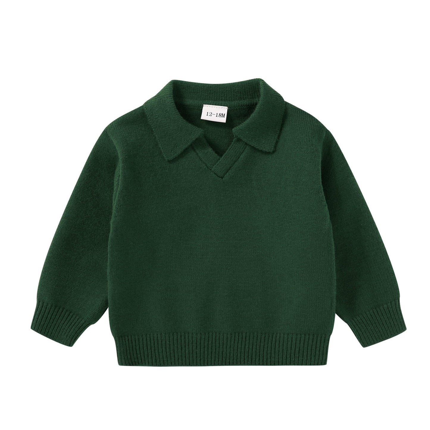 Younger Tree Baby Boy Sweater Toddler Fall Knit V Neck Pullover Long Sleeve Top Sweatshirt Clothes