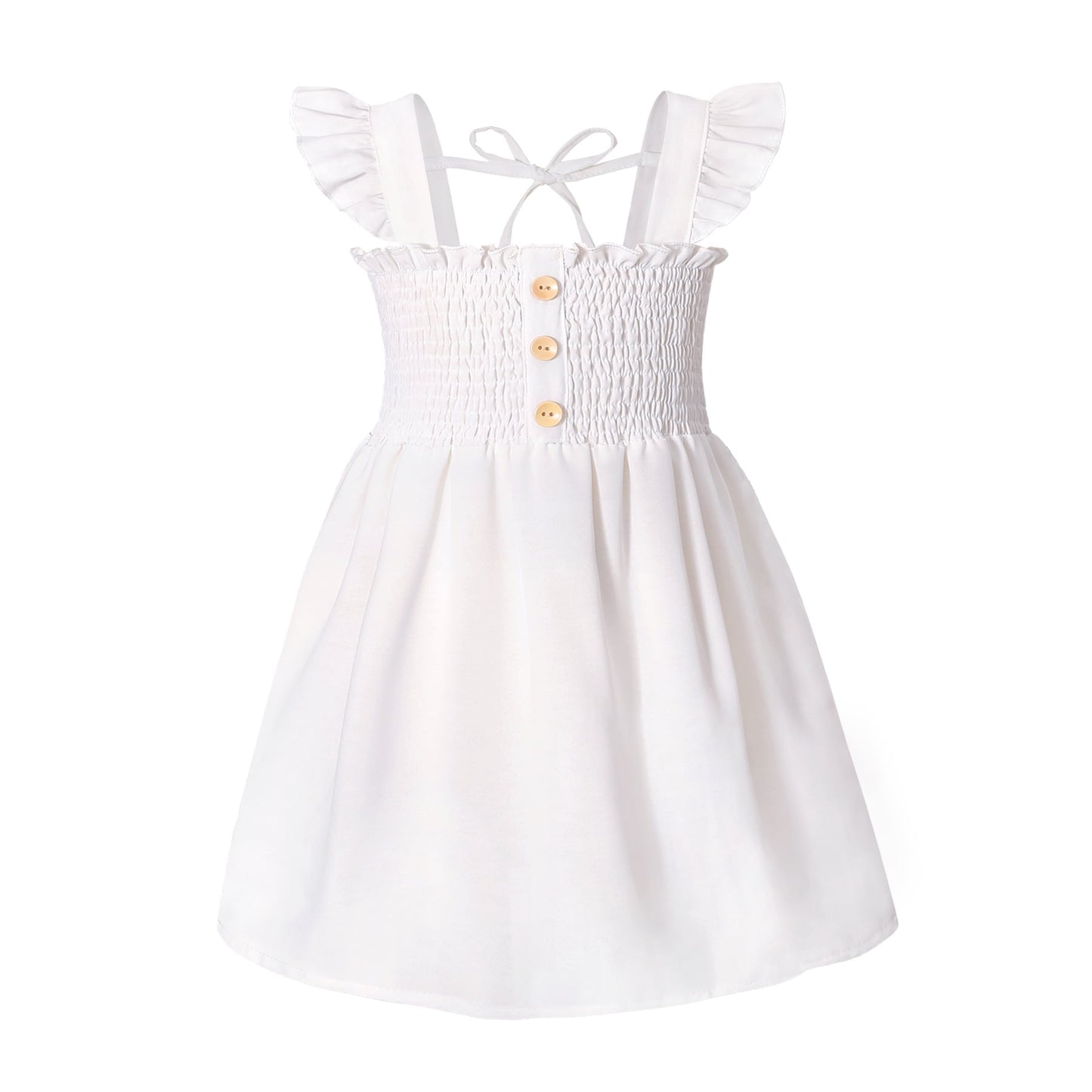 Younger Tree Toddler Baby Girl Dress Summer Sleeveless Denim Beach Casual A-line Sundress12-18 Months
