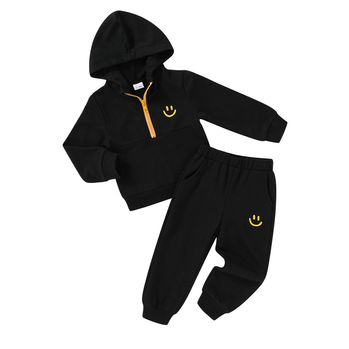 Tiny Cutey Toddler Baby Boy Girl Clothes Fall Winter Sweatshirt Outfits Long Sleeve Hoodie Sweat Pants Set