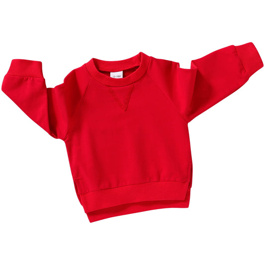 Younger Tree Toddler Sweatshirt Baby Boy Girl Fall Winter Clothes Outfits Long Sleeve Crew Neck Solid Color Top Pullover Blouse Shirt