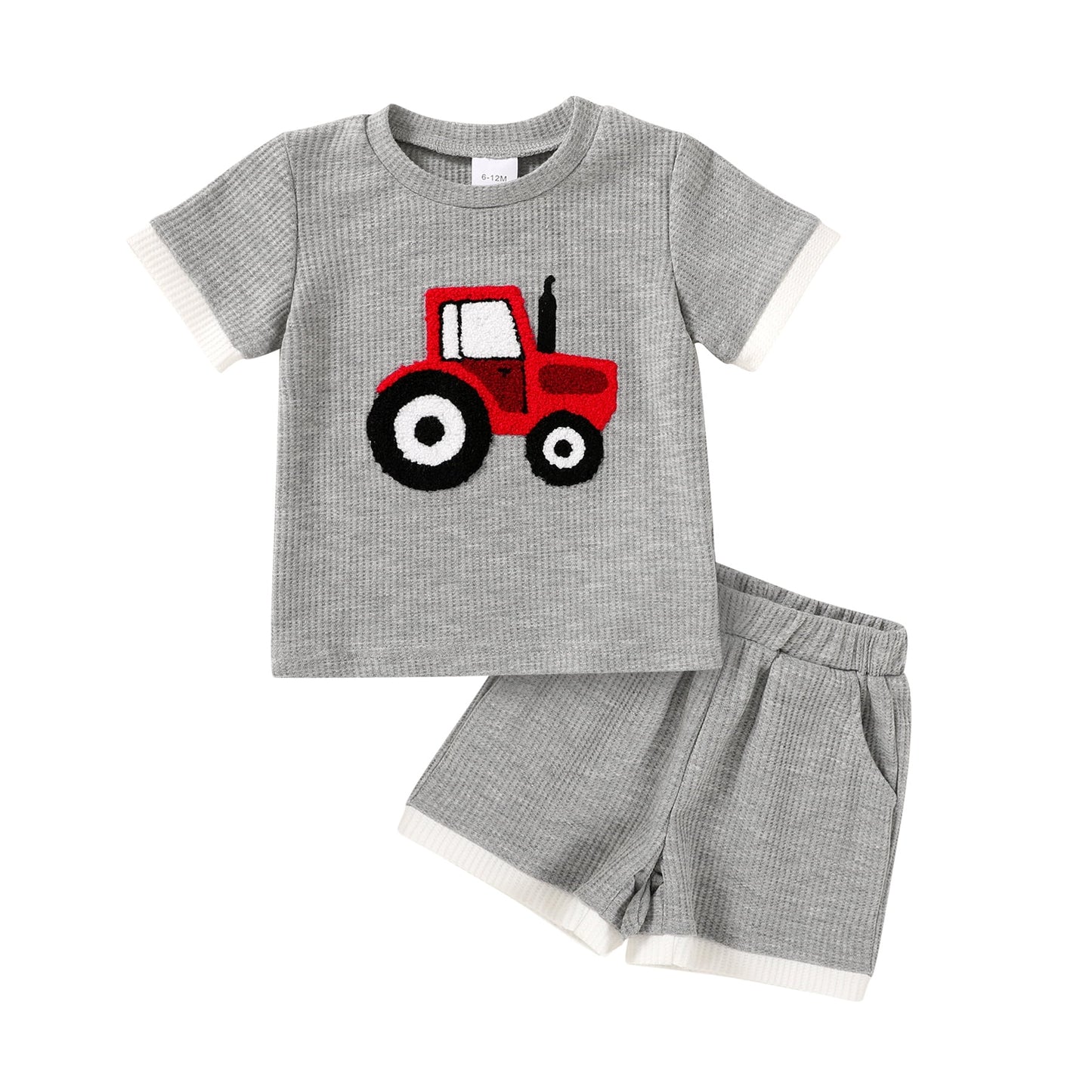 Younger Tree Baby Boy Summer Clothes Letter Short Sleeve T-Shirt Shorts Outfits Set