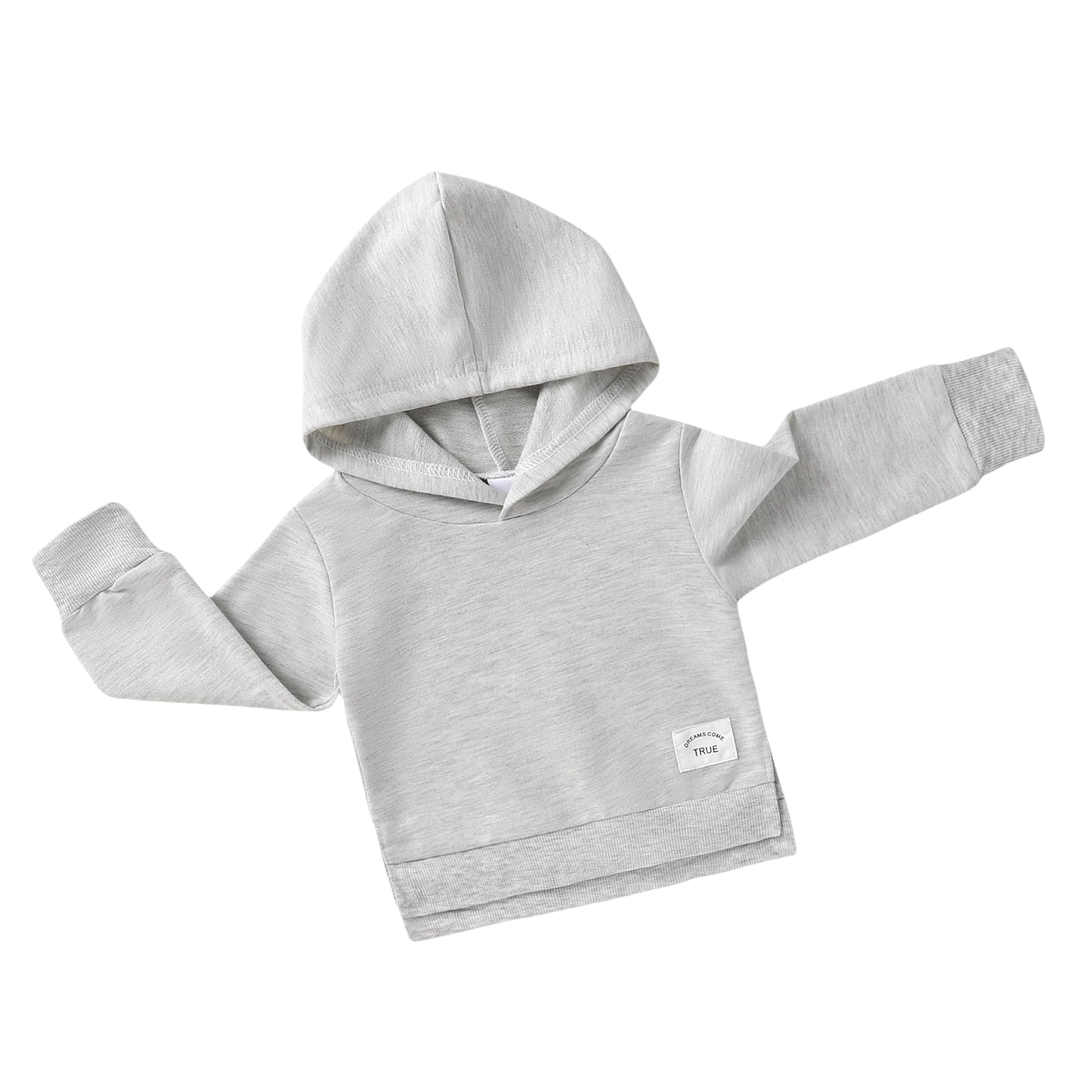 Younger Tree Toddler Baby Hooded Sweatshirt Girl Boy Winter Long Sleeve Pullover Blouse Top Clothes