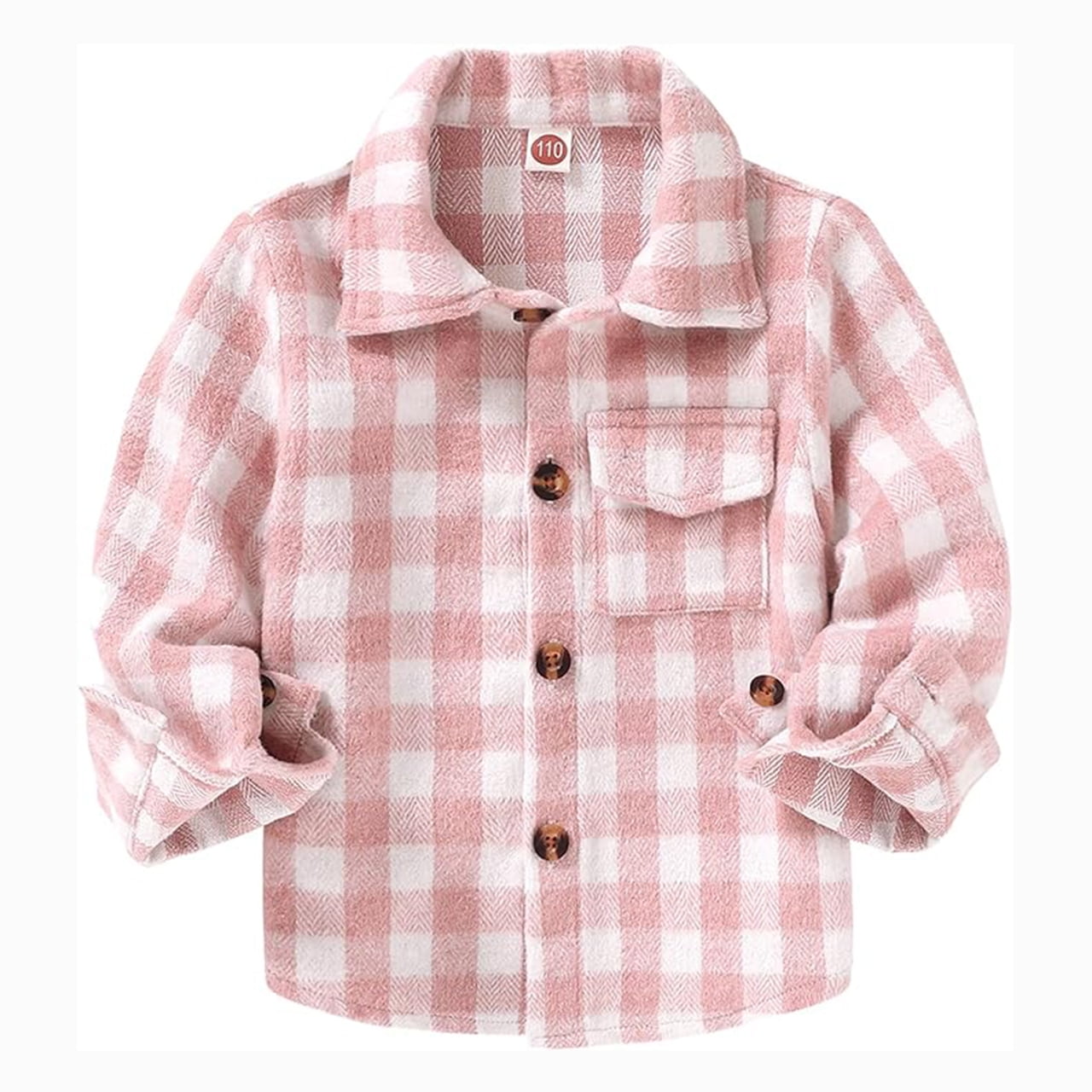Younger Tree Toddler Boy Girl Fall Flannel Shirt Kid Baby Long Sleeve Button Down Plaid Shirts