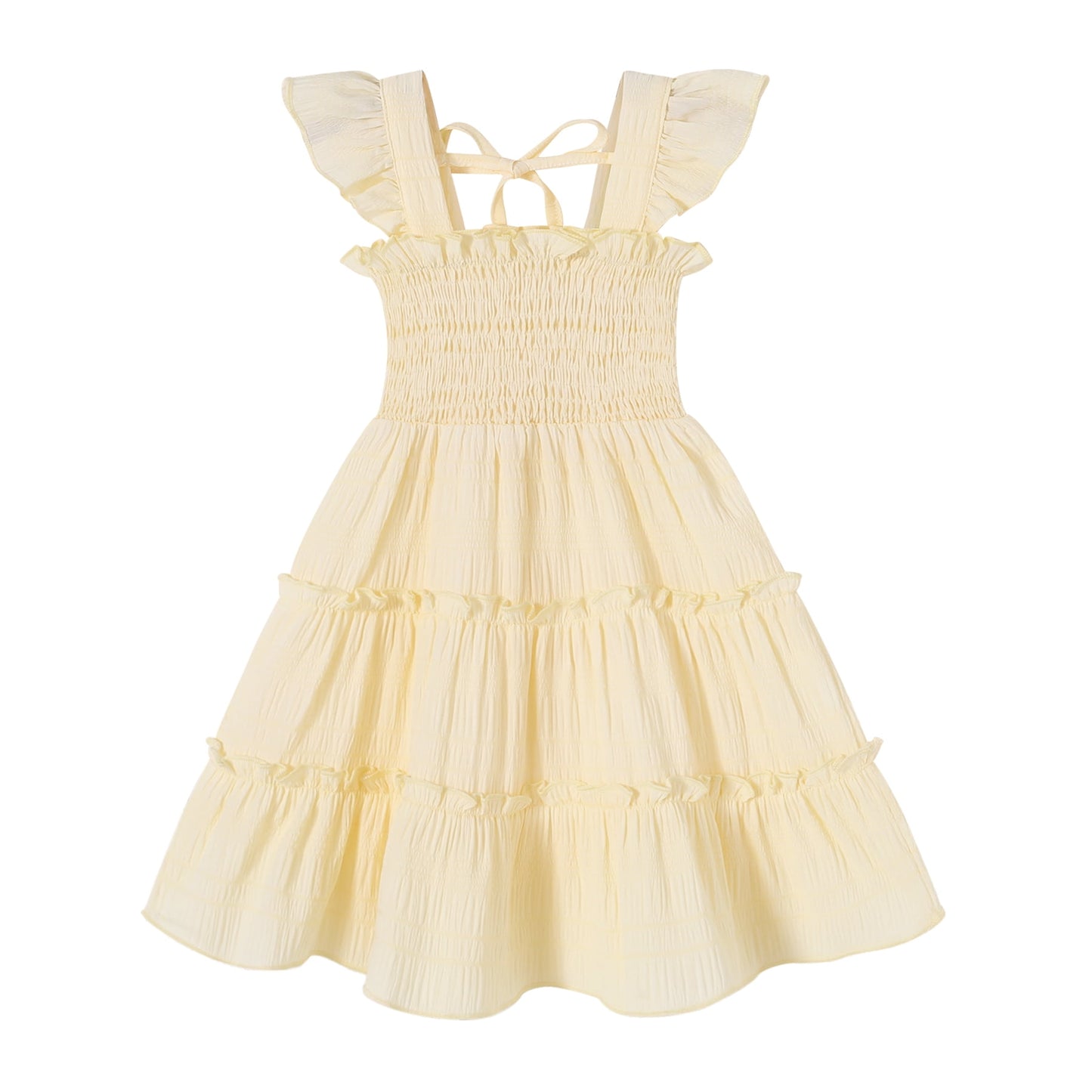 Younger Tree Baby Girl Dress Kid Summer Clothes Sleeveless Flower Beach Boho Princess Sundress for18-24 Months