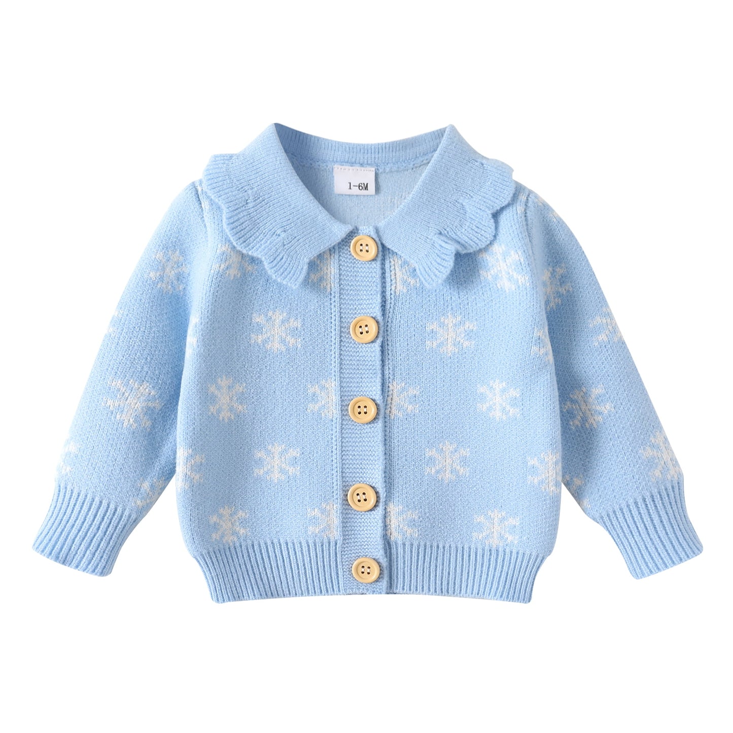 Younger Tree Baby Girl Cardigan Sweaters Long Sleeve Button Closure Knitted Cable Cardigan Coat