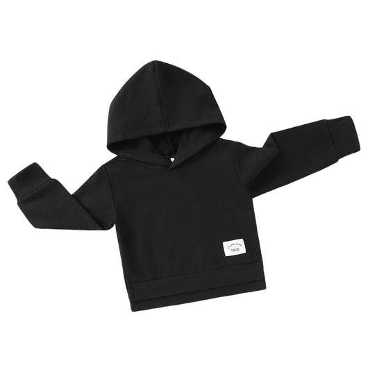 Younger Tree Toddler Baby Hooded Sweatshirt Girl Boy Winter Long Sleeve Pullover Blouse Top Clothes