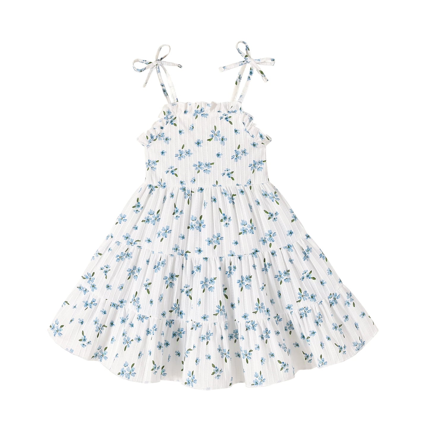 Younger Tree Baby Girl Dress Outfits Kid Sleeveless Sling Princess Beach Dresses Summer Clothes