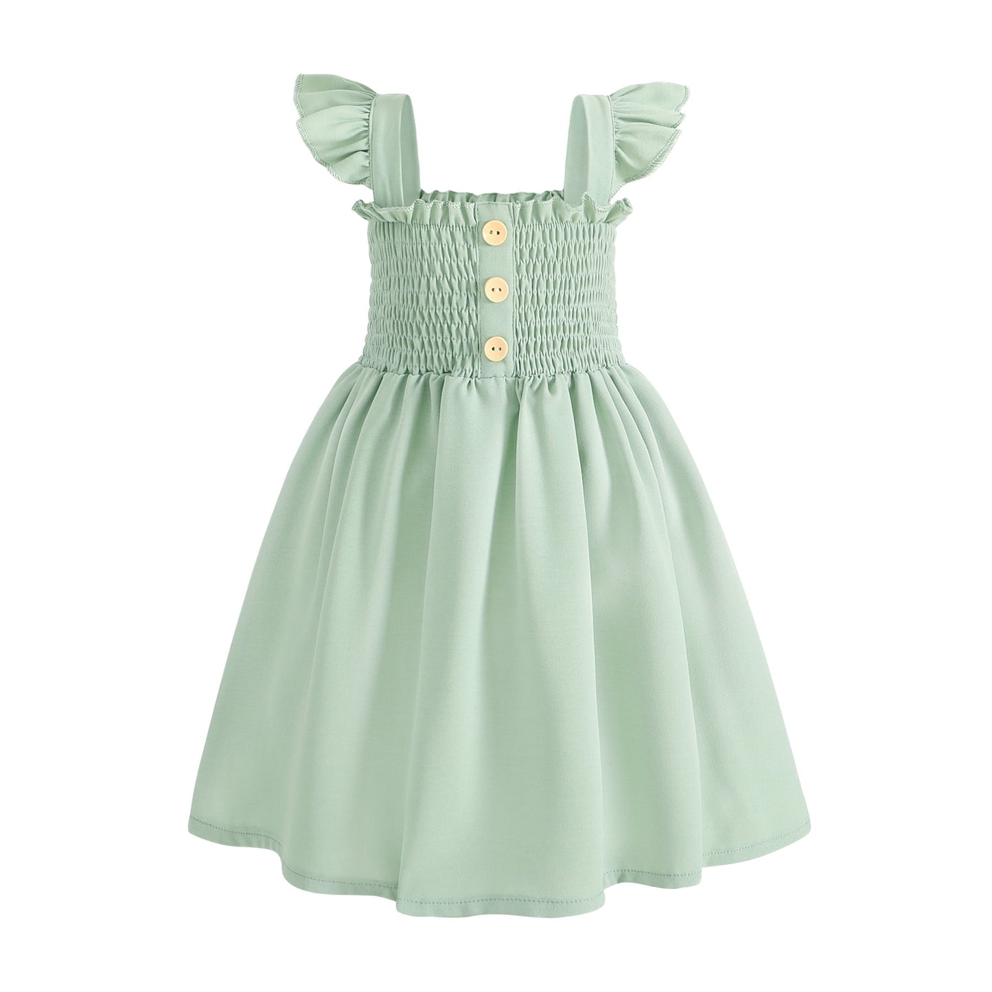 Younger Tree Toddler Baby Girl Dress Summer Sleeveless Denim Beach Casual A-line Sundress12-18 Months