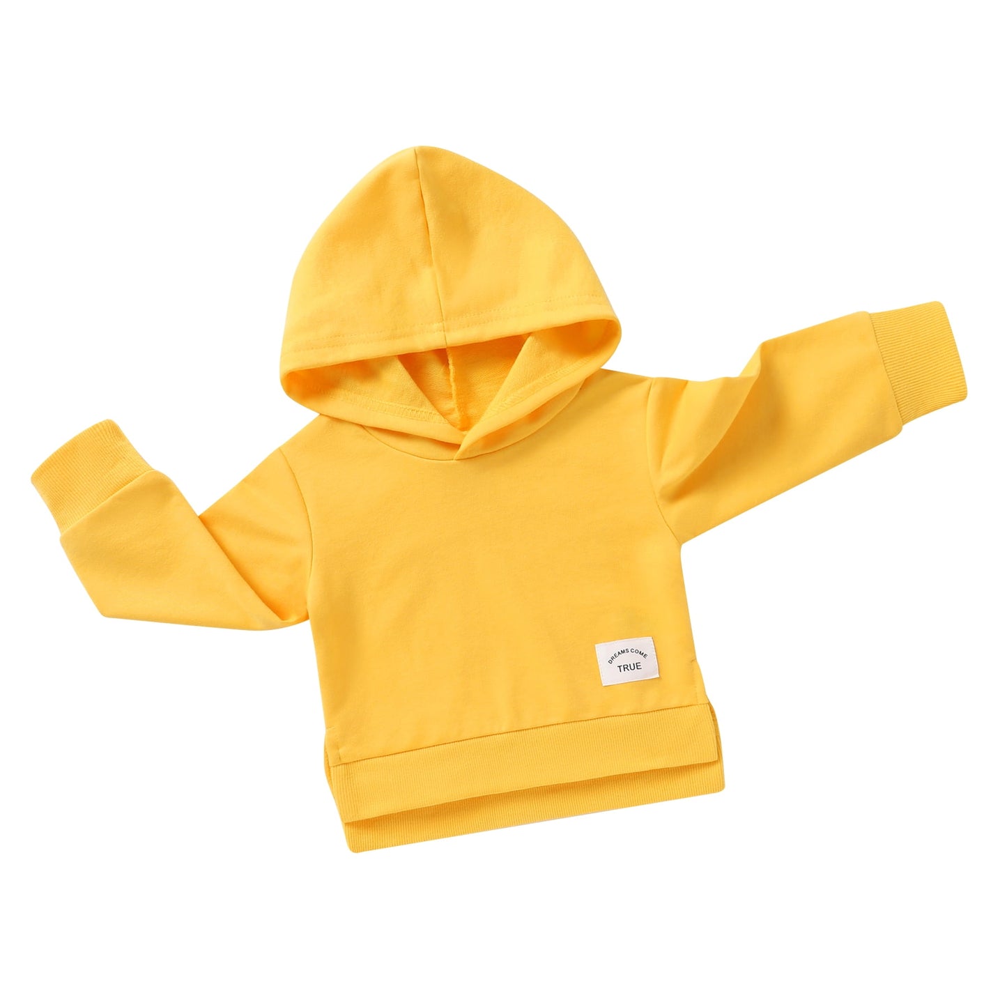 Younger Tree Toddler Baby Hooded Sweatshirt Girl Boy Winter Long Sleeve Pullover Blouse Top Clothes