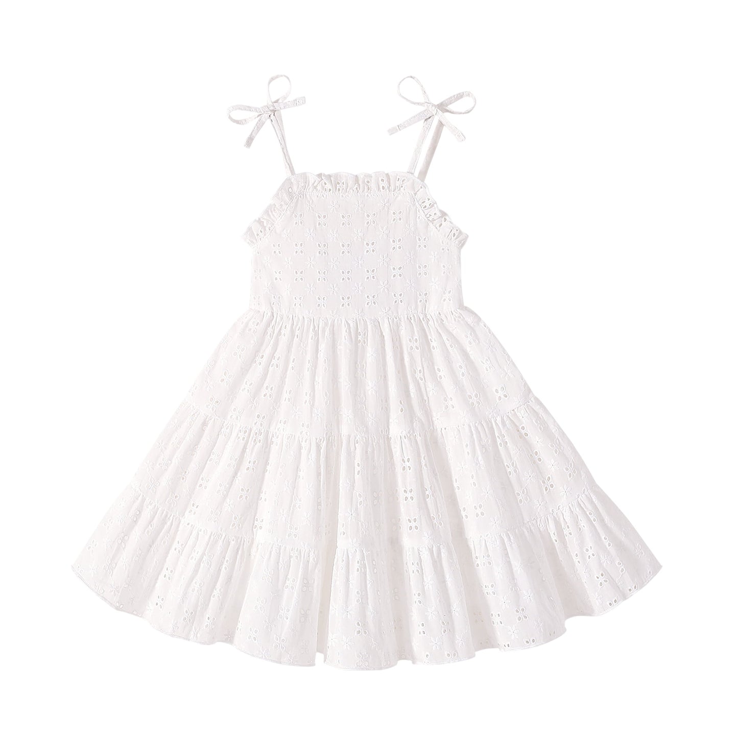 Younger Tree Baby Girl Dress Outfits Kid Sleeveless Sling Princess Beach Dresses Summer Clothes
