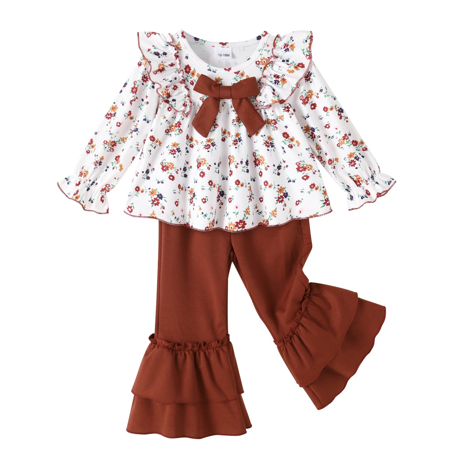 Younger Tree Baby Girl Clothes Set Fall Winter Long Sleeve Top and Pants Outfits