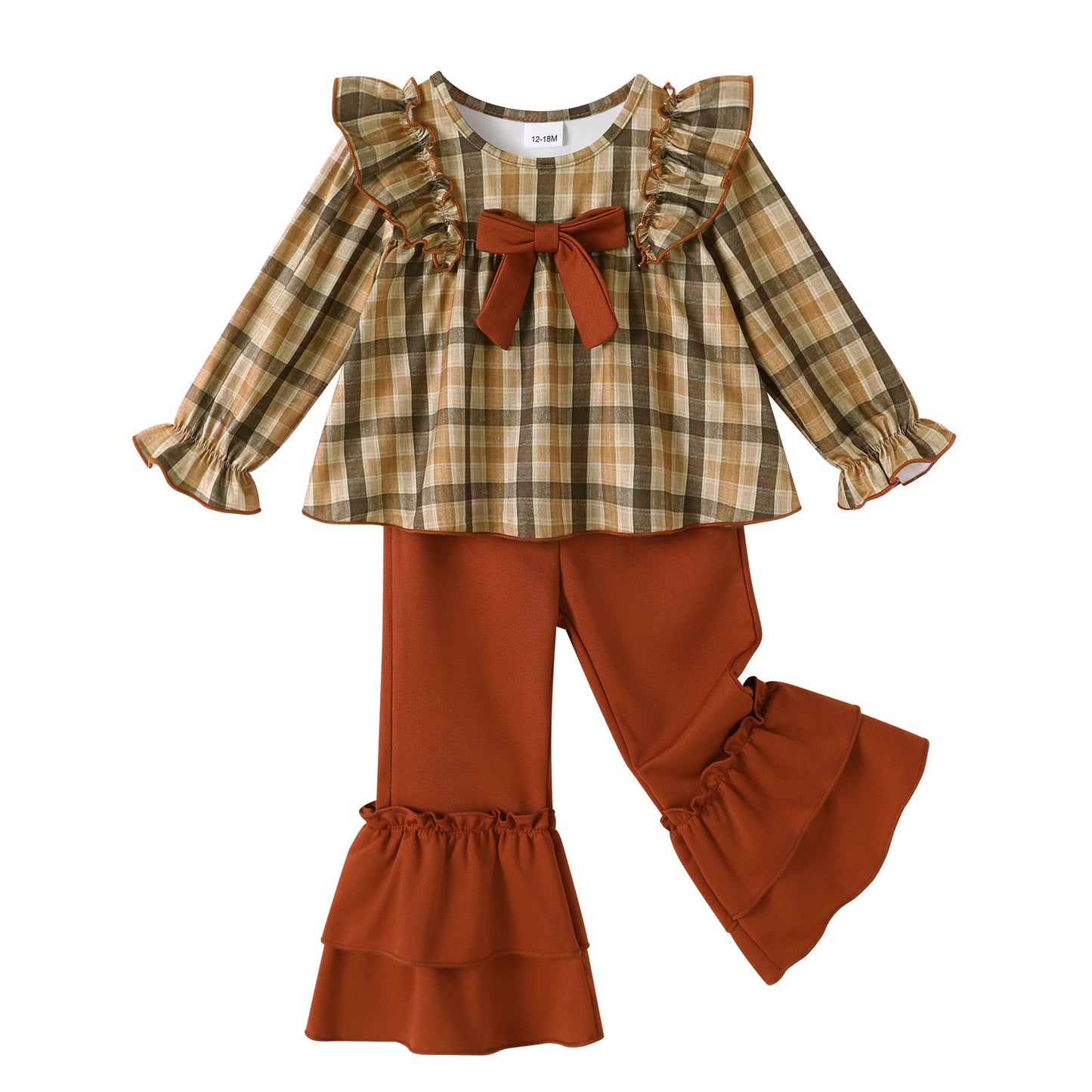 Younger Tree Baby Girl Clothes Set Fall Winter Long Sleeve Top and Pants Outfits