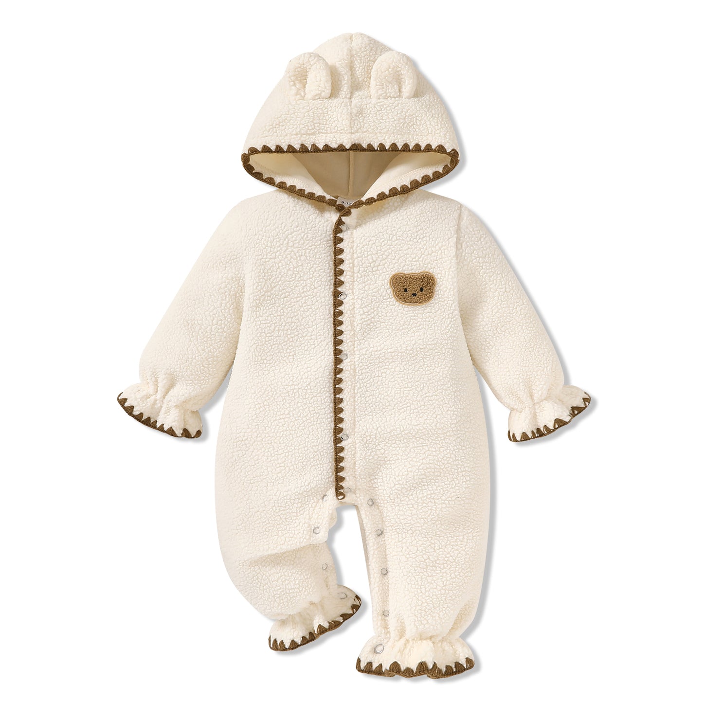 Younger Tree Newborn Baby Jumpsuit Outfit Winter Infant Rompers Toddler Clothes Bodysuit