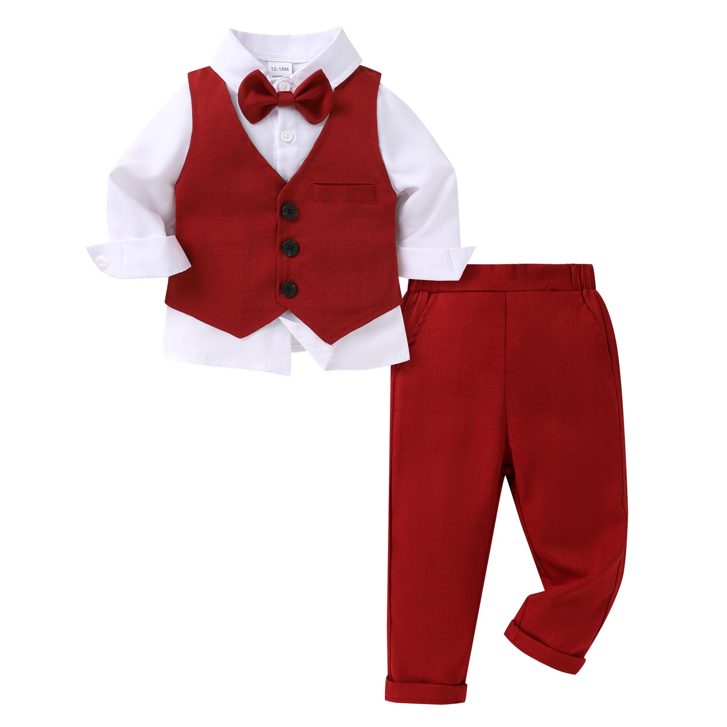 Younger Tree Toddler Baby Boy Suit Gentleman Wedding Outfits Baby